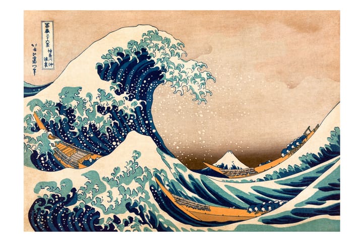 Valokuvatapetti Hokusai Suuri Aalto Kanagawa Reprod 100x70 - Artgeist sp. z o. o. - Valokuvatapetit
