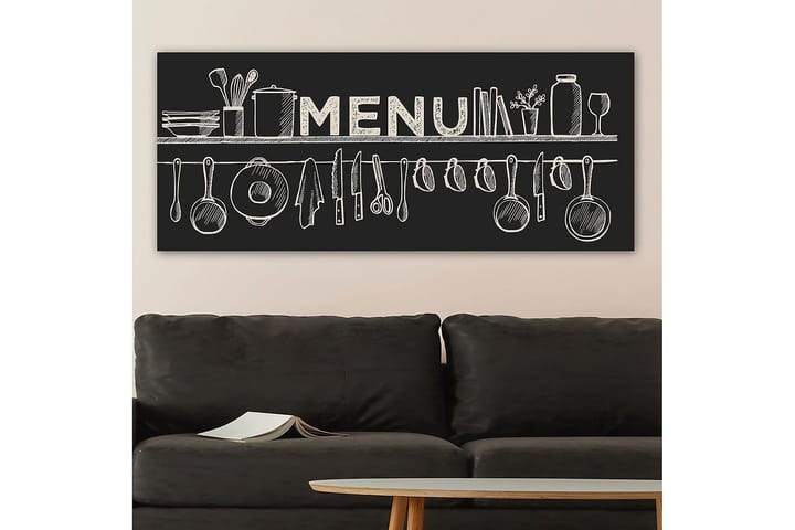 Canvastaulu YTY Food & Beverage Monivärinen - 120x50 cm - Canvas-taulu - Seinäkoristeet