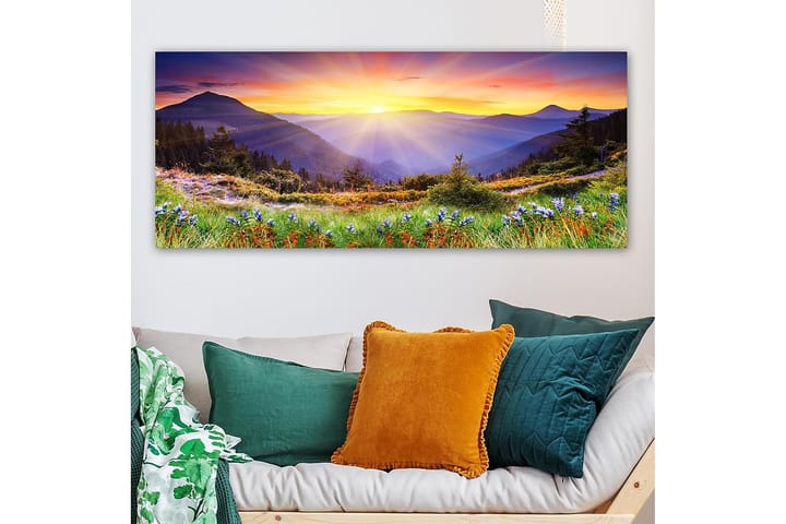 Canvastaulu YTY Landscape & Nature Monivärinen - 120x50 cm - Canvas-taulu - Seinäkoristeet