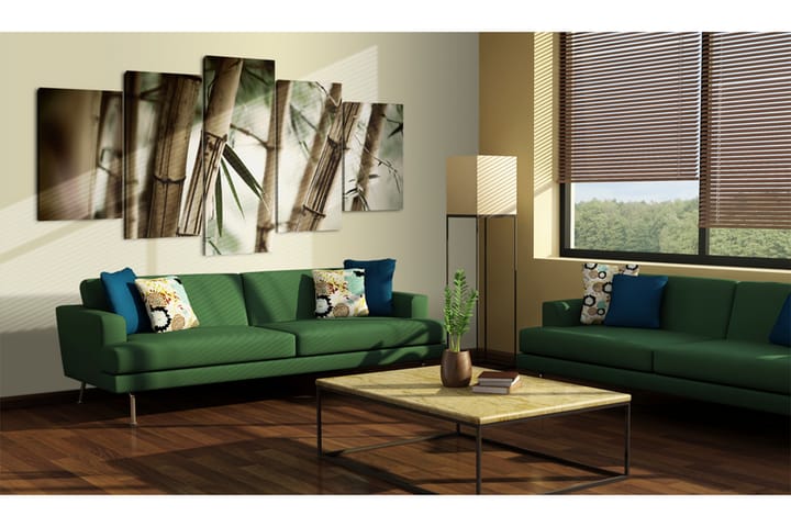 Taulu Asian Bamboo Forest 200x100 - Artgeist sp. z o. o. - Canvas-taulu - Seinäkoristeet