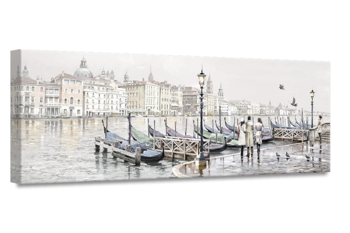 Taulu Canvas Venice Harbour - 60x150 cm - Seinäkoristeet - Canvas-taulu