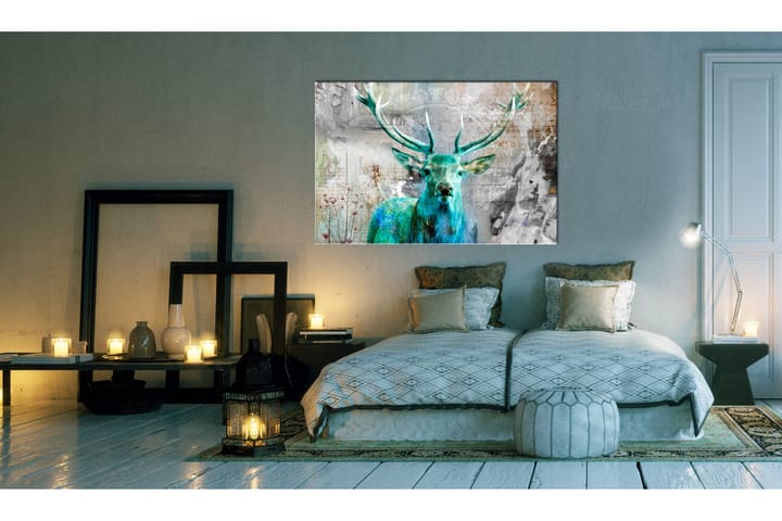 Taulu Green Deer 120x80 - Artgeist sp. z o. o. - Canvas-taulu - Seinäkoristeet