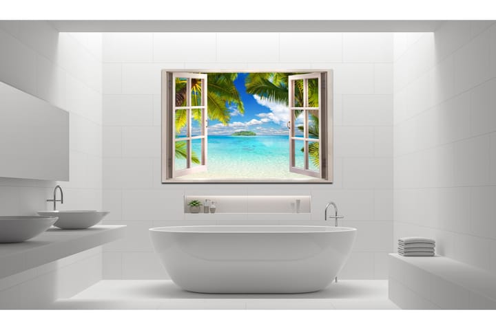Taulu Window: Sea View 120x80 - Artgeist sp. z o. o. - Canvas-taulu - Seinäkoristeet