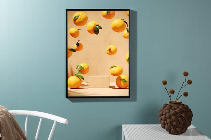 Juliste Lemons 30x40 cm - Beige - Juliste
