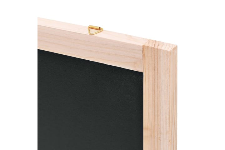 Seinäkiinnitettävä liitutaulu setripuu 60x80 cm - Musta - Valkotaulu & lasitaulu - Liitutaulu
