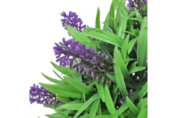 Kahden Puksipuupallon sarja laventelilla 28 cm - Vihreä - Parvekekukat - Tekokasvit