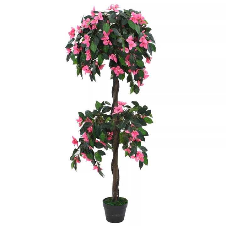 Tekokasvi ruukulla alppiruusu 155cm vihreä & vaaleanpunainen - Vihreä - Parvekekukat - Tekokasvit