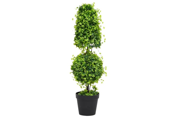 Tekokasvi puksipuu ruukulla vihreä 100 cm - Vihreä - Parvekekukat - Tekokasvit