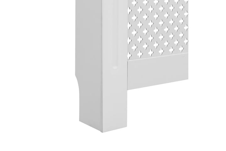 Lämpöpatterin suoja MDF 152x19x81,5 cm valkoinen - Valkoinen - Lampöpatteri