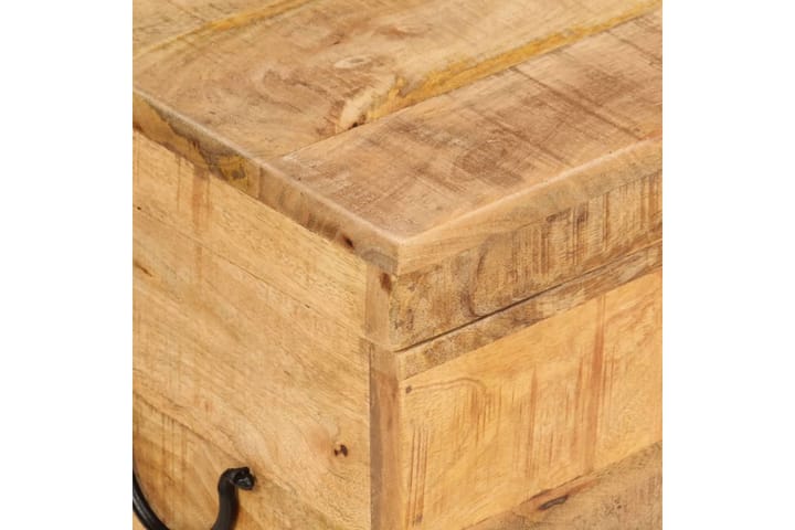 beBasic Säilytyslaatikko 39x28x31 cm täysi mangopuu - Ruskea - Hyllytaso & hyllynkannatin - Keittiöhylly
