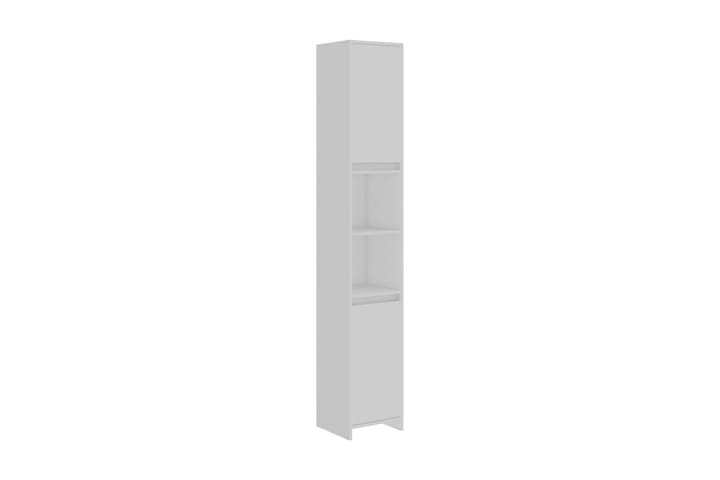 Kylpyhuonekaappi valkoinen 30x30x183,5 cm lastulevy - Kylpyhuoneen säilytys
