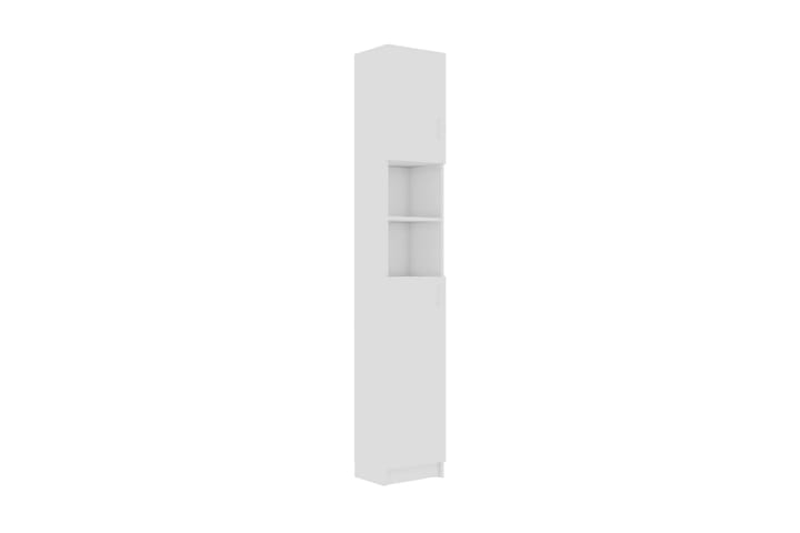 Kylpyhuonekaappi korkeakiilto valkoinen 32x25,5x190cm - Kylpyhuoneekaappi valaistuksella - Seinäkaappi & korkea kaappi - Kylpyhuonekaapit