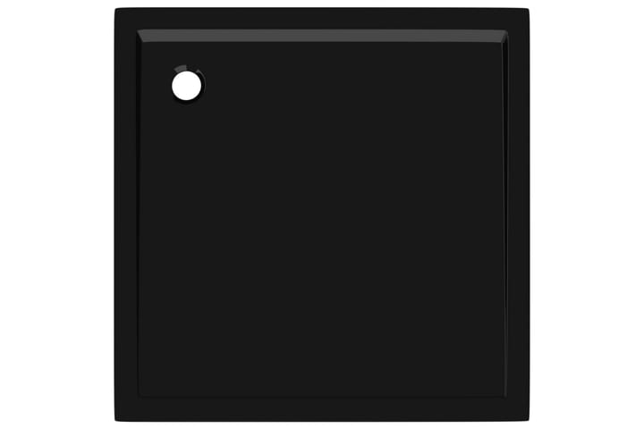 Suihkualusta neliö ABS musta 90x90 cm - Musta - Suihkuallas - Muuta