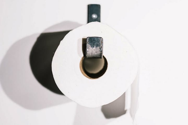 WC-paperiteline 12x14 cm - Musta - Kylpyhuonetarvikkeet - Wc-paperitelineet