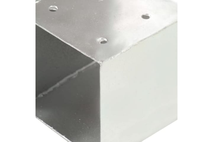 Tolppaliitin T-muoto galvanoitu metalli 101x101 mm - Aitatolpat
