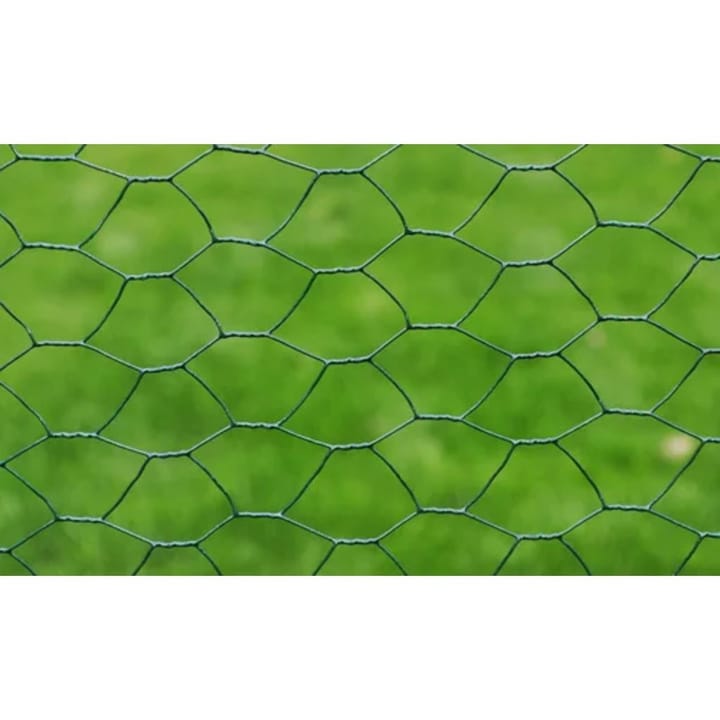 Kanaverkko galvanoitu PVC pinnoitteella 25x0,75 m vihreä - Vihreä - Kanala - Kanakoppi