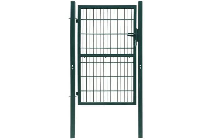 2D Aitaportti (Yksinkertainen) Vihreä 106 x 210 - Vihreä - Takorautaportti & rautaportti - Portti ulos