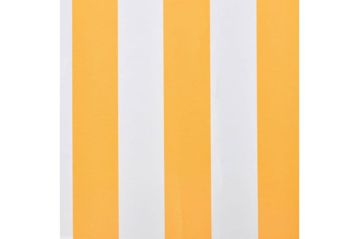 Markiisi-/aurinkovarjo auringonkukan keltainen/valkoinen 6x3 - Keltainen - Markiisikangas - Ikkunatarvikkeet