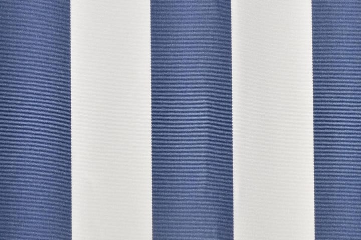 Markiisikangas sininen ja valkoinen 450x300 cm - Sininen - Markiisikangas - Ikkunatarvikkeet