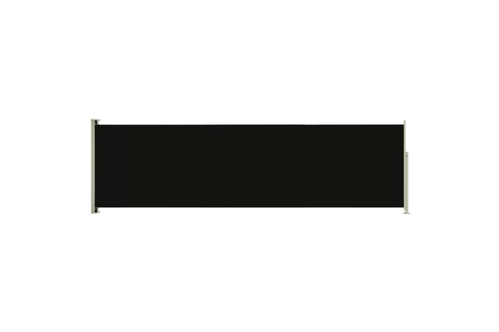 Terassin sisäänvedettävä sivumarkiisi 180x600 cm musta - Musta - Parvekemarkiisi - Markiisi
 - Sivumarkiisi - Ikkunatarvikkeet