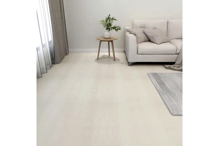 Itsekiinnittyvä lattialankku 20 kpl PVC 1,86 m² beige - Beige - Ritilä parvekkeelle - Lattia - Terassilaatat