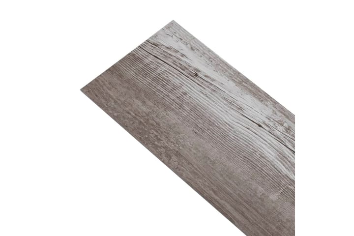 Itsekiinnittyvä PVC lattialankku 5,21 m² 2 mm - Ruskea - Ritilä parvekkeelle - Lattia - Terassilaatat