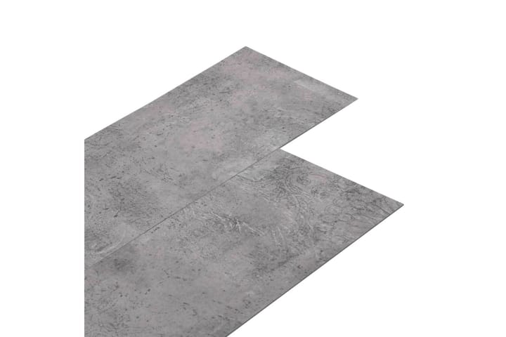 Itsekiinnittyvä PVC lattialankku 5,21 m² 2 mm sementinruskea - Ruskea - Ritilä parvekkeelle - Lattia - Terassilaatat