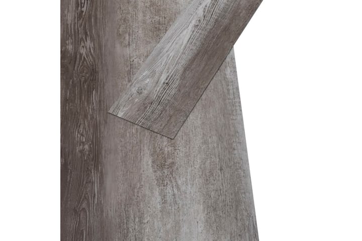 PVC-lattialankut 4,46m² 3mm itseliimautuva raidallinen puu - Ritilä parvekkeelle - Lattia - Terassilaatat