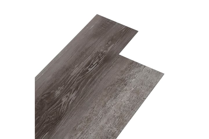 PVC-lattialankut 4,46m² 3mm itseliimautuva raidallinen puu - Ritilä parvekkeelle - Lattia - Terassilaatat