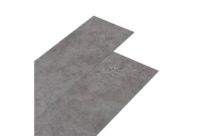 PVC-lattialankut 5,02m² 2mm itseliimautuva betoninharmaa - Terassilaatat - Ritilä parvekkeelle - Lattia