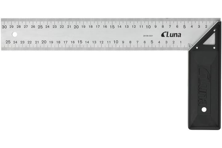 Suorakulma Luna Tools 30 cm ABS-kahva - Kulmatyökalu