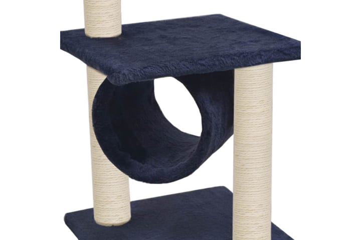 Kissan raapimispuu sisal-pylväillä 65 cm tummansininen - Sininen - Kissojen kalusteet
