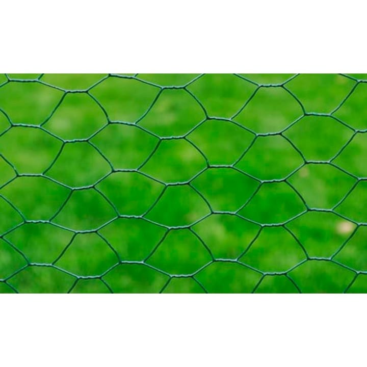 Kanaverkko galvanoitu PVC pinnoitteella 25x0,75 m vihreä - Vihreä - Kanakoppi - Kanala