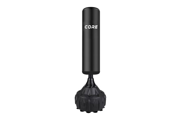 Core Seisova Nyrkkeilysäkki 57x170 cm - Musta/Punainen - Kuntoilutarvikkeet - Nyrkkeilysäkki & nyrkkeilytyyny