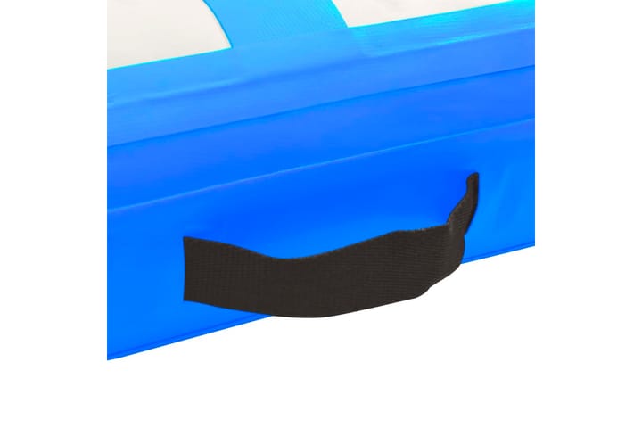 Täytettävä voimistelumatto pumpulla 700x100x20cm PVC sininen - Sininen - Kuntoilutarvikkeet - Treenimatto & palapelimatto