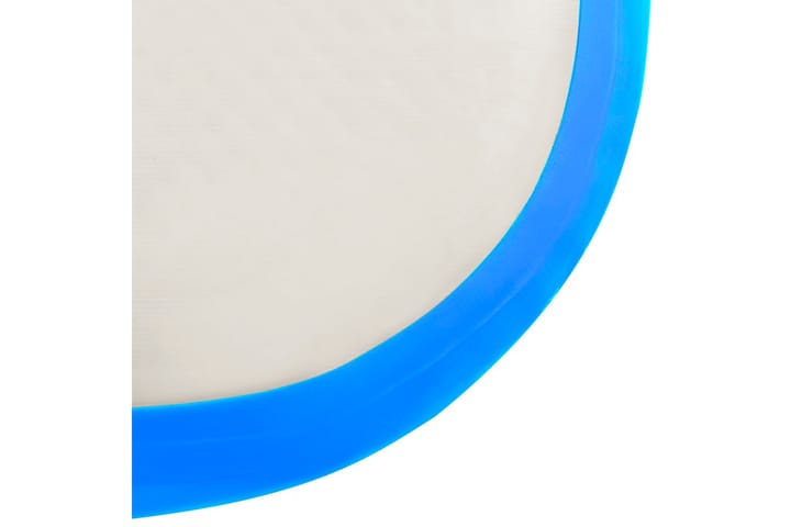 Täytettävä voimistelumatto pumpulla 500x100x20cm PVC sininen - Sininen - Kuntoilutarvikkeet - Joogamatto