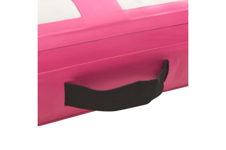 Täytettävä voimistelumatto pumpulla 60x100x15 cm PVC pinkki - Kuntoilutarvikkeet - Treenimatto & palapelimatto