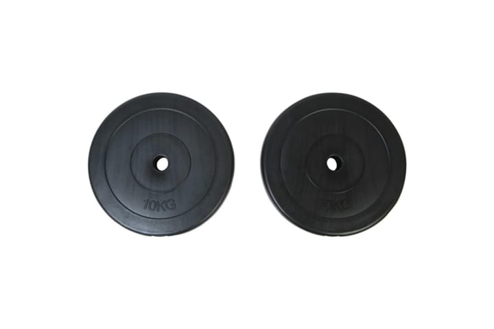 Seinäkiinnitettävä kuntolaite levypainosarjalla 40 kg - Levypainot - Crossfit varusteet - Painot & tangot