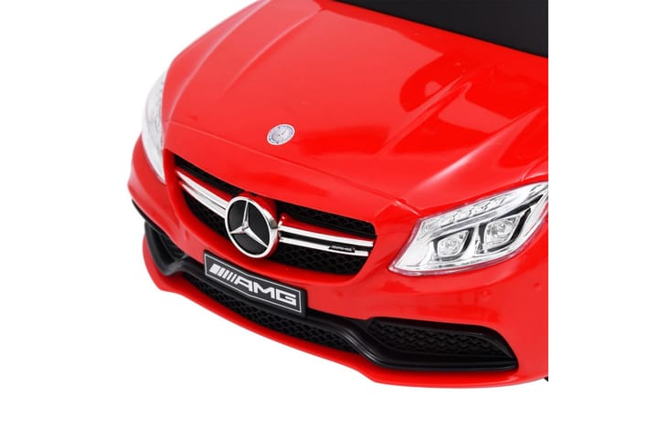 Työnnettävä potkuauto Mercedes-Benz C63 punainen - Punainen - Polkuauto