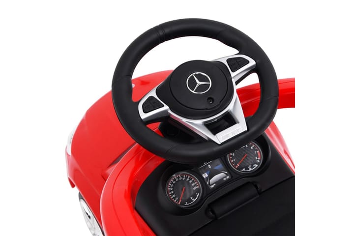 Työnnettävä potkuauto Mercedes-Benz C63 punainen - Punainen - Polkuauto