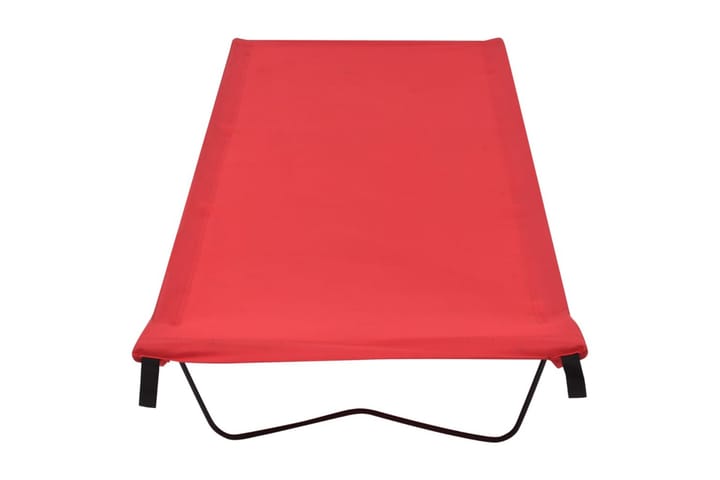 Retkisänky 180x60x19 cm Oxford-kangas ja teräs punainen - Punainen - Retkeilykalusteet - Retkisänky & telttasänky