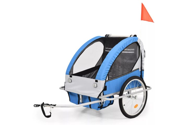 2-in-1 polkupyörän peräkärry & lastenrattaat - Sininen - Polkupyörät - Polkupyörän tarvikkeet