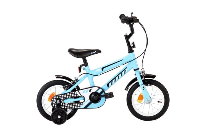Lasten pyörä 12 musta ja sininen - Sininen - Lasten pyörä & junioripyörä - Polkupyörät