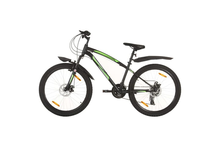 Maastopyörä 21 vaihdetta 26 renkaat 36 cm runko musta - Musta - Polkupyörät - Maastopyörä
