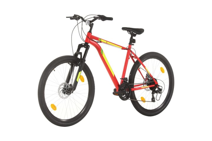 Maastopyörä 21 vaihdetta 27,5 renkaat 50 cm runko punainen - Punainen - Polkupyörät - Maastopyörä