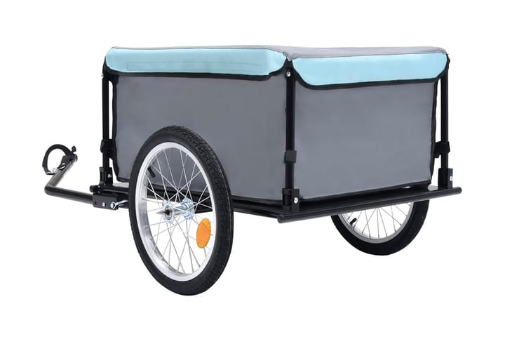 Polkupyörän peräkärry 65 kg musta ja sininen - Polkupyörän tarvikkeet - Polkupyörät