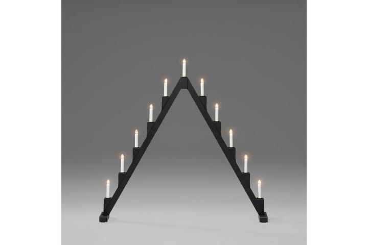 Kynttelikkö 11 kynttilää Taitettava Musta - Konstsmide - Kyntteliköt - Jouluvalot