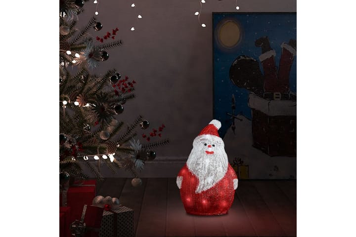 LED-joulupukki akryyli sisä- ja ulkokäyttöön 28 cm - Jouluvalot ulos