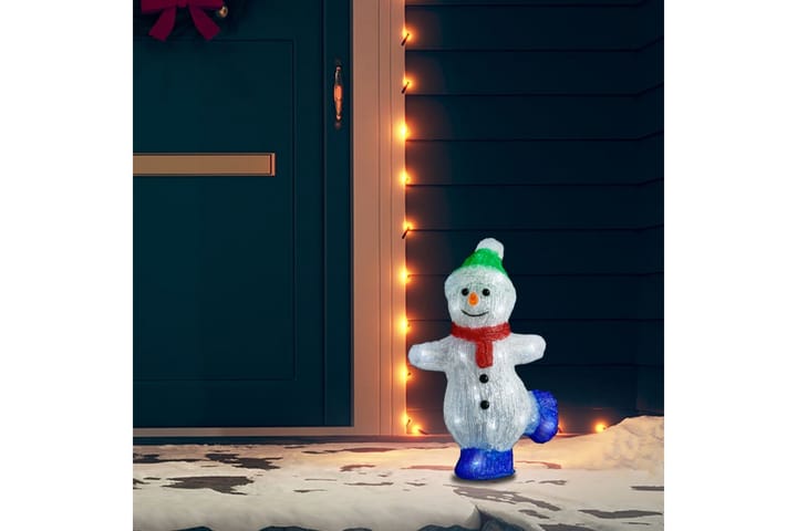 LED-lumiukko akryyli sisä- ja ulkokäyttöön 30 cm - Jouluvalot ulos