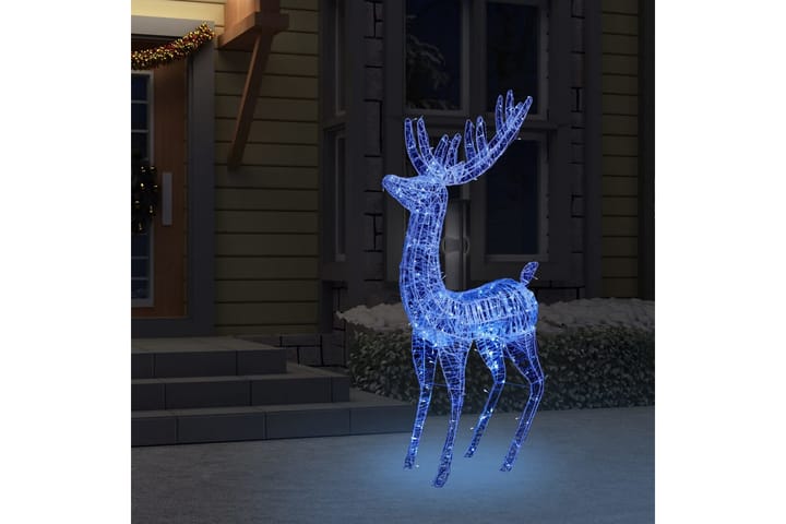 XXL Jouluporo akryyli 250 LED-valoa 180 cm sininen - Jouluvalot ulos